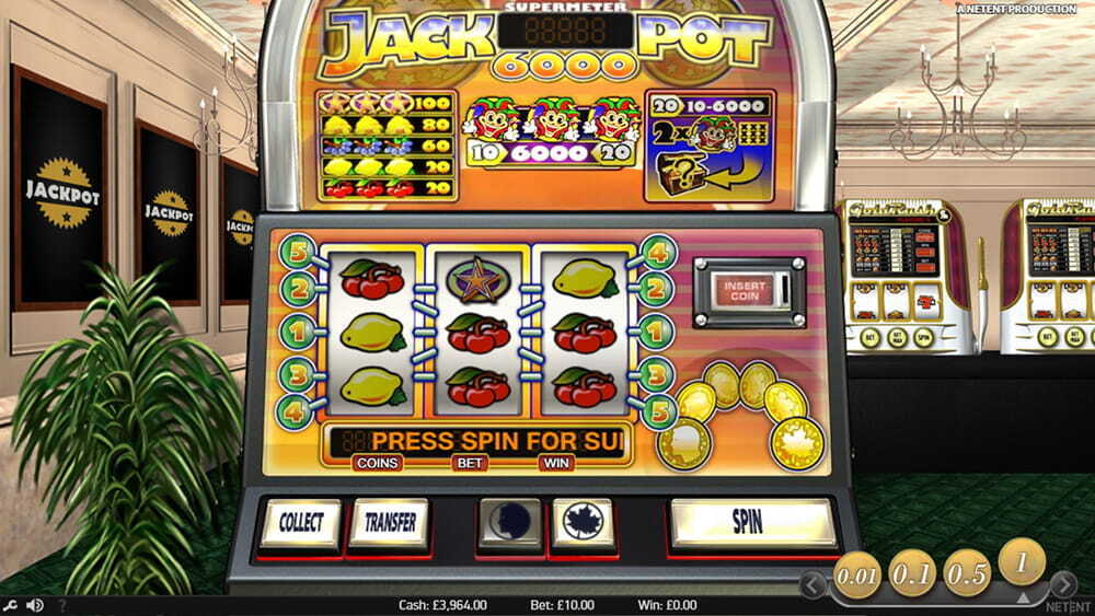 Automat Jackpot 6000