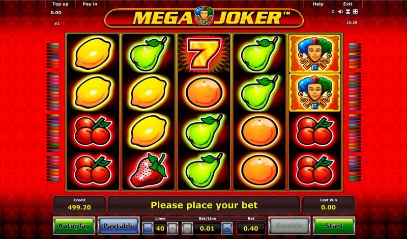 Automat Mega Joker (NetEnt)