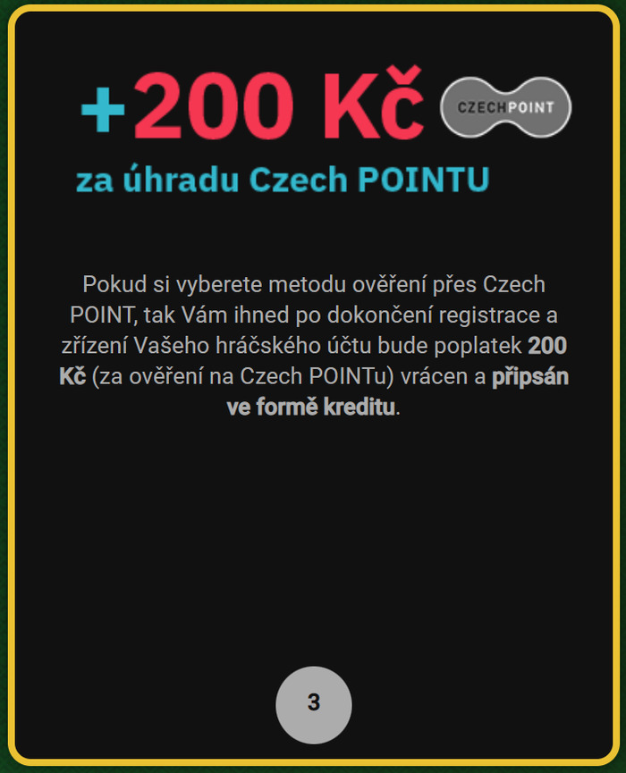 Kartác Casino bonus 3