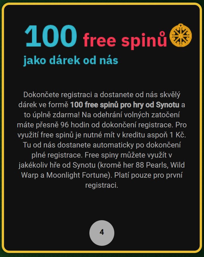 Kartác Casino bonus 4