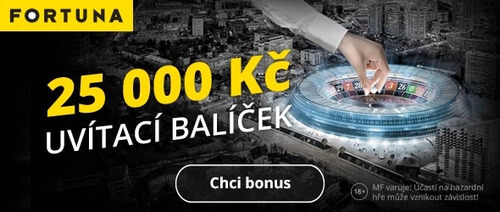 25 000 Kč balíček - Fortuna Vegas bonus