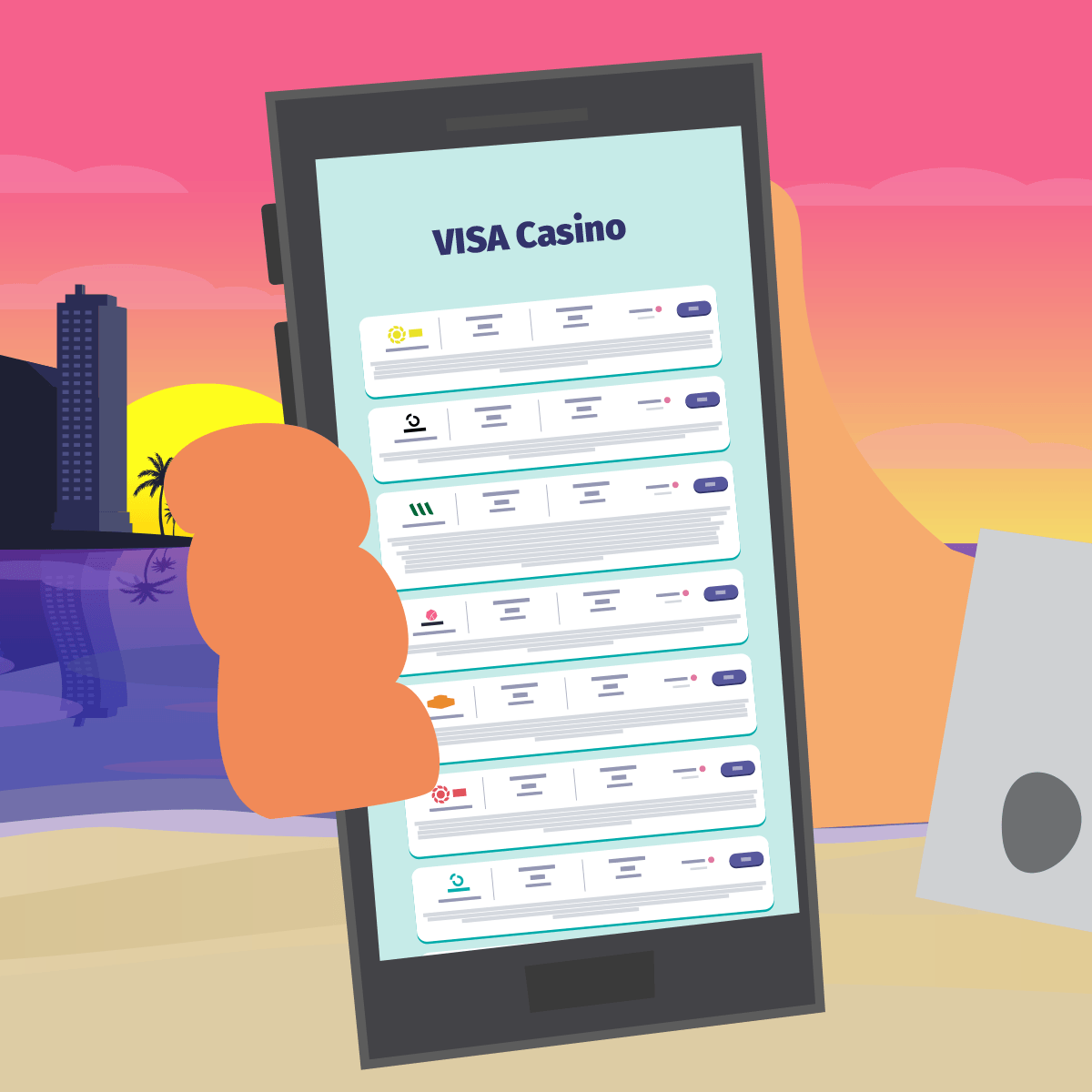 Visa karty v online casinu