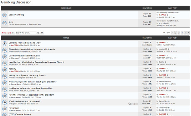 Navštívit online casino fórum ThePOGG