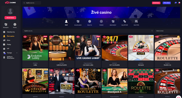 RECENZE online casina Woocasino